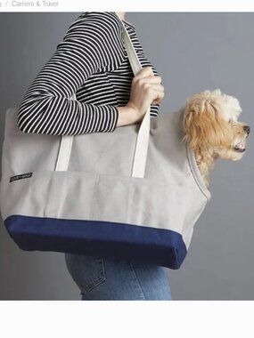 Love They Beast Dog Canvas Carry Tote Bag